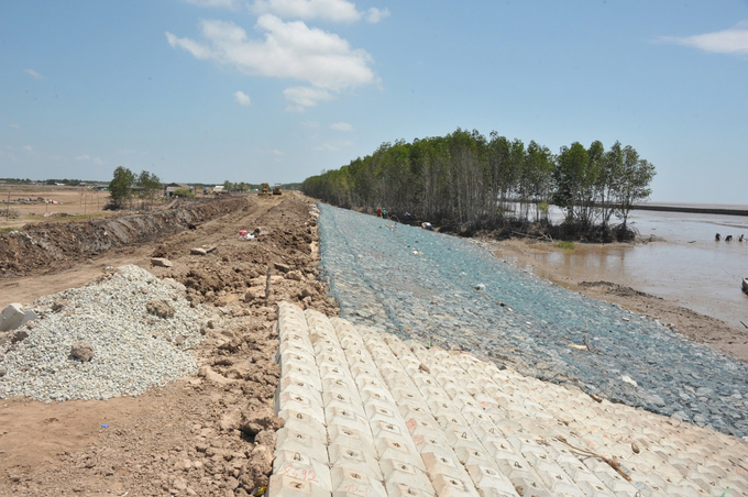 Coastal erosion due to climate change: Vietnam is working to mitigate the consequences. Photo: Le Hoang Vu.