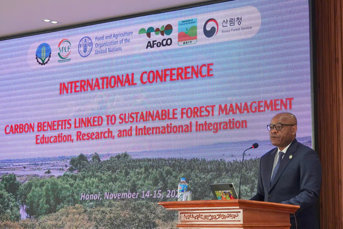 Mr. Rémi Nono Womdim, FAO Representative in Vietnam, assessed that the workshop is very consistent with FAO's priority strategy and the goals of the UN-REDD Program in promoting sustainable forest management and reducing emissions from deforestation.