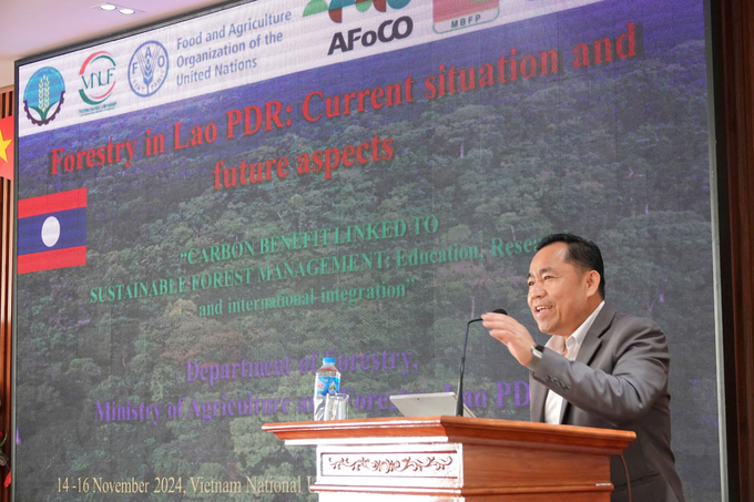 Mr. Somvang Phimmavong, Director of the Lao Forestry Department.