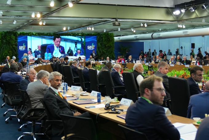 FAO Director-General QU Dongyu intervenes at G20 summit.