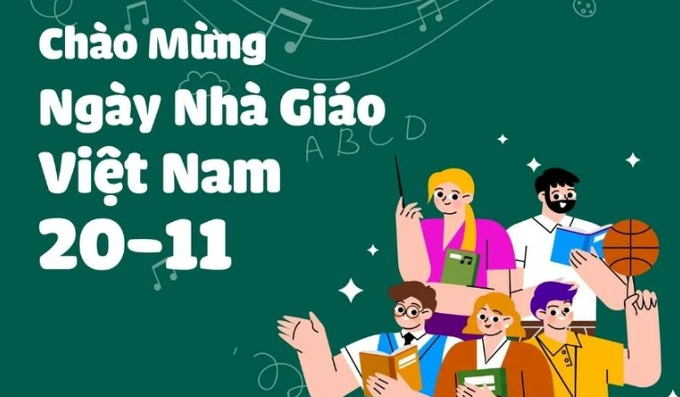 Thiệp 20/11 ngày Nhà Giáo Việt Nam đẹp.