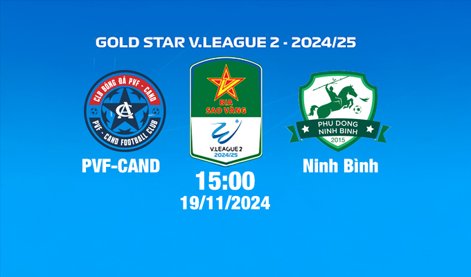 FPT Play Trực tiếp bóng đá PVF CAND vs Ninh Bình, 15h00 hôm nay 19/11/2024