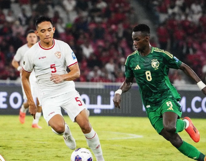 Indonesia đã thắng Saudi Arabia 2-0 ngay trên sân nhà.