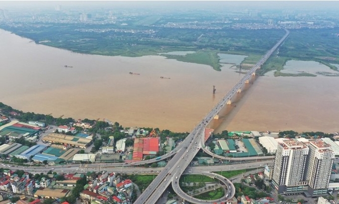 Hà Nội thống nhất xây 3 cầu qua sông Hồng bằng vốn đầu tư công: Tứ Liên, Trần Hưng Đạo và Ngọc Hồi. Ảnh: Internet.