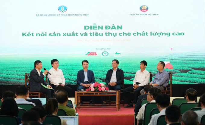 The forum 'Connecting the production and consumption of high-quality tea' recently took place at the Northern Mountainous Agriculture and Forestry Science and Technology Institute (NOMAFSI) in Phu Ho Commune, Phu Tho Town, Phu Tho Province.