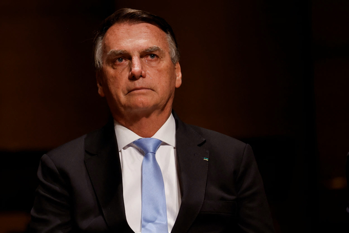 Cựu Tổng thống Brazil Jair Bolsonaro. Ảnh: Reuters.