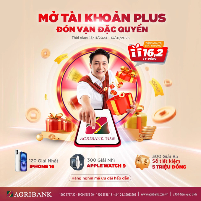 Tài khoản Plus mang đến sự tiện lợi vượt bậc cho khách hàng. Ảnh: Agribank.