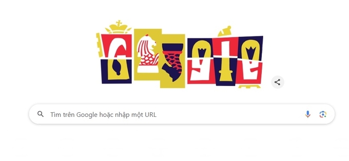 Google Doodle hôm nay 25/11: Chào mừng Giải Vô địch Cờ vua Thế giới 2024