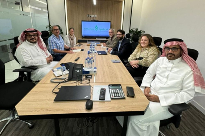 Pictured clockwise are USGC Regional Director for Europe, the Middle East and Africa Ramy Taieb (second from left); USGC Deputy Regional Director for Europe and the Middle East Ana Maria Ballesteros; USGC Senior Director of Global Strategies Kurt Shultz; USGC Manager of Global Strategies and Trade Alexander Grabois; and USGC Manager of Global Programs Sadie Marks.