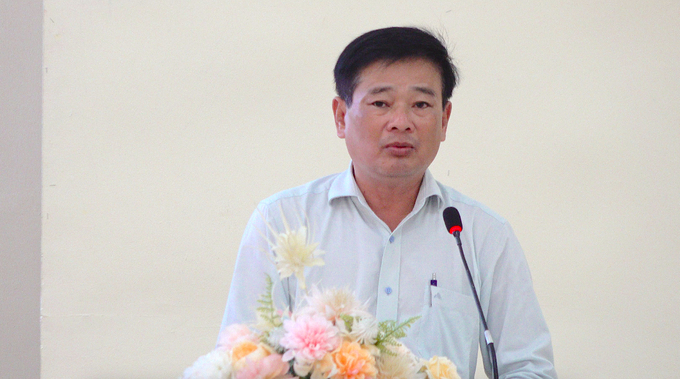 Mr. Nguyen Van Buoi, Deputy Director of the Department of Agriculture and Rural Development of Ben Tre Province. Photo: Minh Dam.