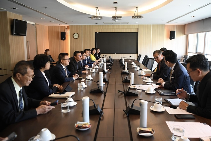 The VJA delegation held a meeting with the Thai Ministry of Foreign Affairs.