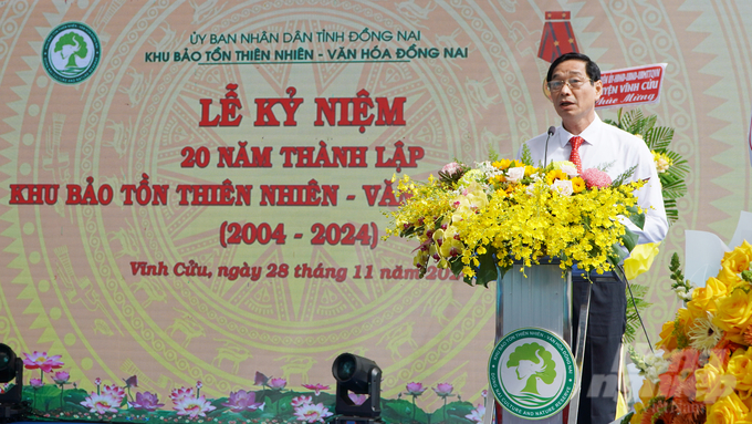 Mr. Vo Van Phi, Vice Chairman of the Dong Nai Provincial People's Committee. Photo: Nguyen Thuy.