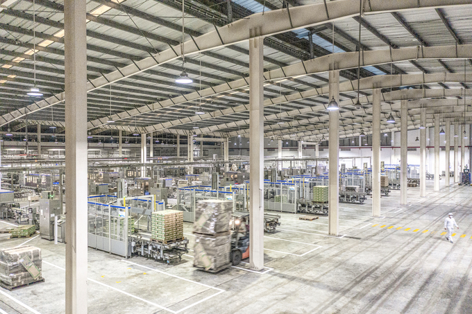 The system of modern farms and factories, spread across the country, is a significant advantage that not every dairy company can boast of. Photo: VNM.