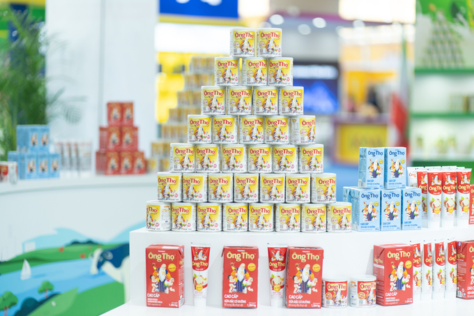 Condensed milk is one of Vinamilk's key export products and is available in 35 countries around the world. Photo: VNM.