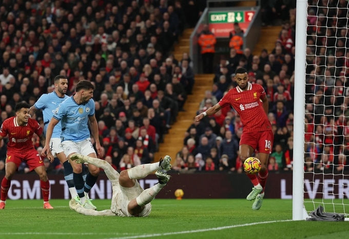 Man.City không thể cản được Liverpool chiến thắng. 