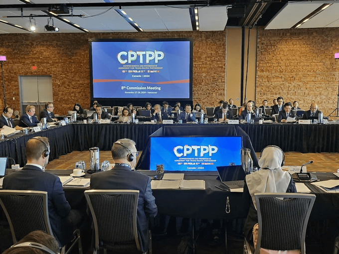 The CPTPP Council meeting took place on November 28, local time. Photo: MOIT.