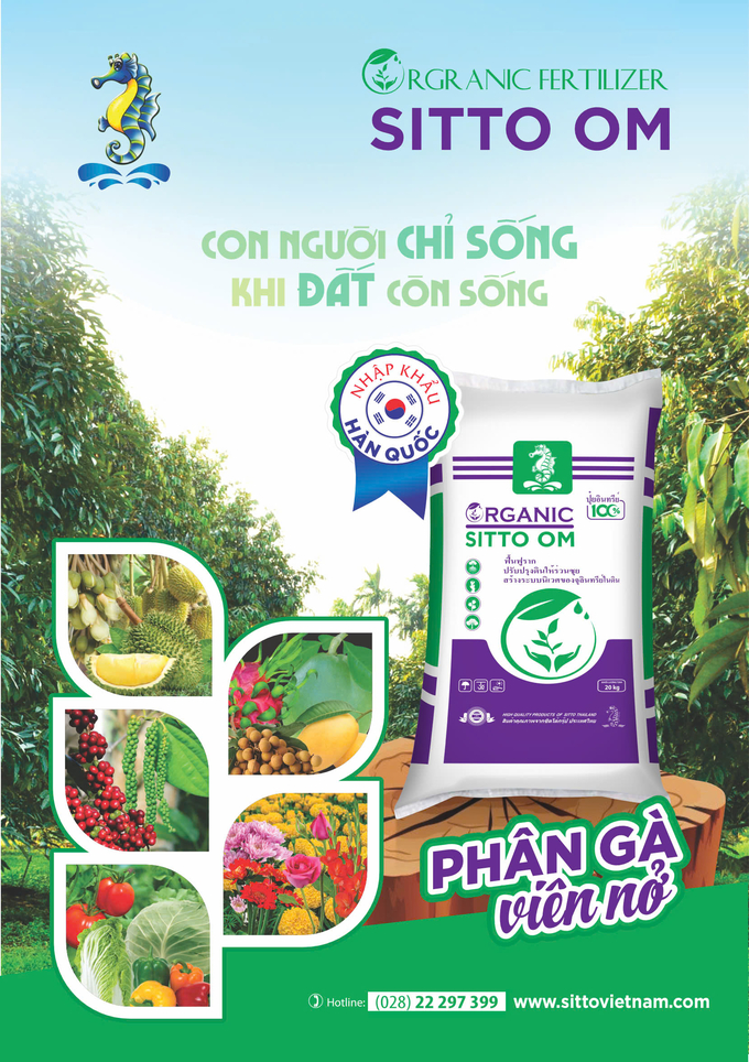 Sản phẩm phân gà viên nở. Ảnh: Minh Quốc. 