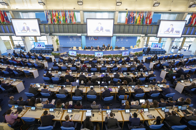 Opening of the 176th Session of FAO Council.