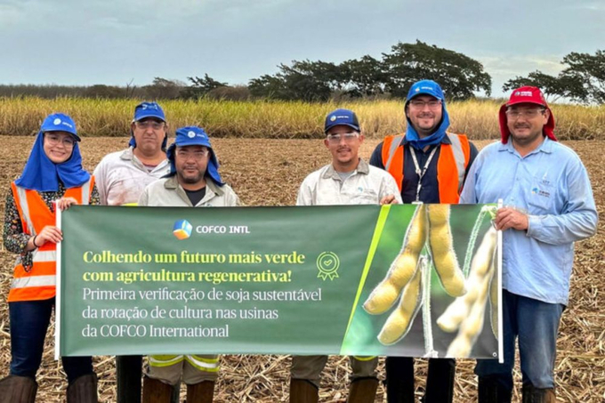 The soybeans were produced as a rotational crop at COFCO International’s sugar plantations in São Paulo, Brazil.