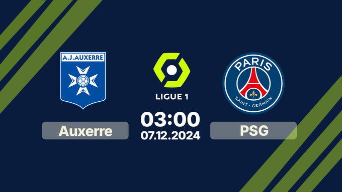 Nhận định bóng đá Auxerre vs PSG, Ligue 1, 03h00 hôm nay 7/12/2024