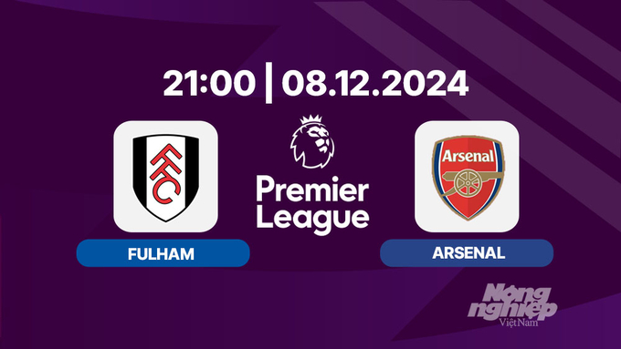 Nhận định, trực tiếp Fulham vs Arsenal, Ngoại hạng Anh, 21h00 hôm nay 8/12/2024