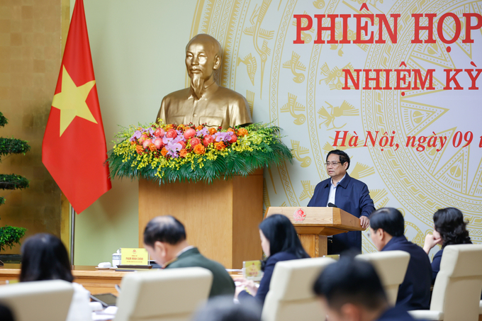 Thủ tướng Phạm Minh Chính chủ trì Phiên họp lần thứ 10 Hội đồng Thi đua - Khen thưởng Trung ương. Ảnh: VGP.