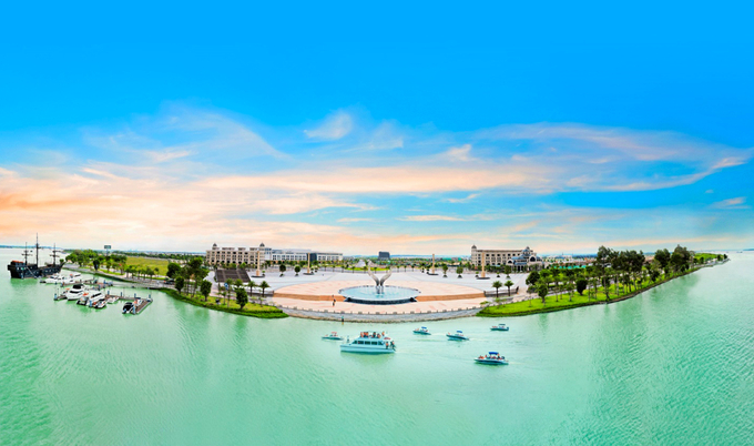 Thành phố của nghệ thuật và vẻ đẹp Aqua City quy mô 1.000ha được quy hoạch bài bản, hệ tiện ích đẳng cấp cùng lợi thế sông nước bao bọc hiếm có. Ảnh: Đỗ Hưng.