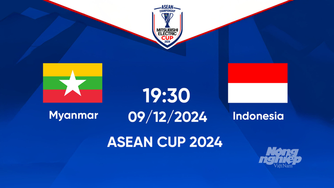 Trực tiếp bóng đá Myanmar vs Indonesia, Asean Cup 2024, 19h30 hôm nay 9/12/2024