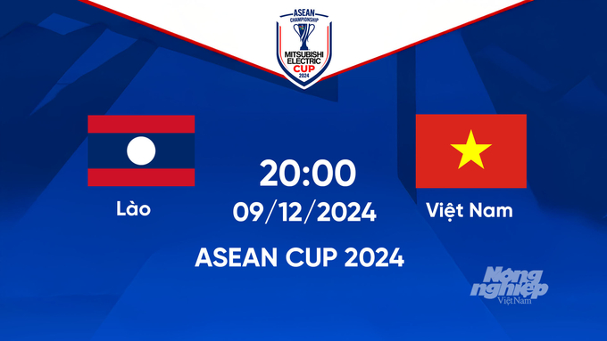 Trực tiếp bóng đá Lào vs Việt Nam, Asean Cup 2024, 20h00 hôm nay 9/12/2024