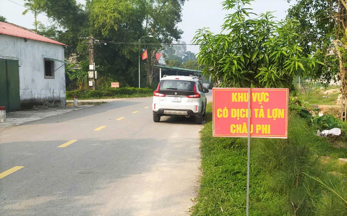 Ha Tinh province focuses on directing localities to support farmers who suffer losses because of lumpy skin disease and African swine fever outbreaks. Photo: Thanh Nga.