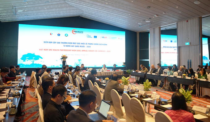 Annual High-Level One Health Forum on Zoonotic Disease Prevention, 2021-2025 in Hanoi. Photo: Kieu Chi.