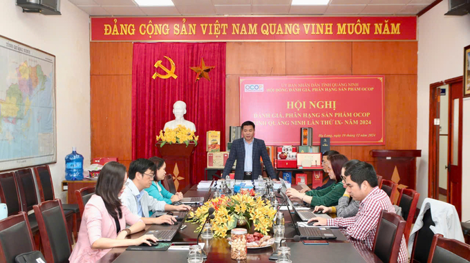 Hội nghị đánh giá, phân hạng sản phẩm OCOP tỉnh Quảng Ninh lần IX năm 2024. Ảnh: Thanh Phương.