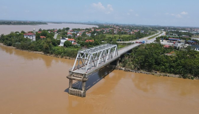 Dự án cầu Phong Châu mới (Phú Thọ) dự kiến sẽ được khởi công vào ngày 22/12 tới đây. Ảnh: Internet.