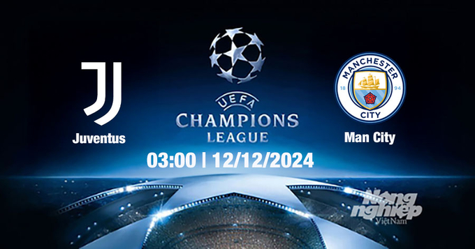 Nhận định, trực tiếp Juventus vs Man City, Cúp C1 Châu Âu, 03h00 ngày 12/12/2024