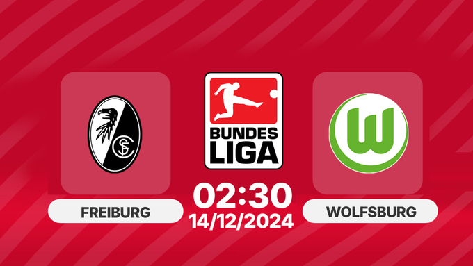 Nhận định, Trực tiếp Freiburg vs Wolfsburg, Bundesliga, 02h30 hôm nay 14/12