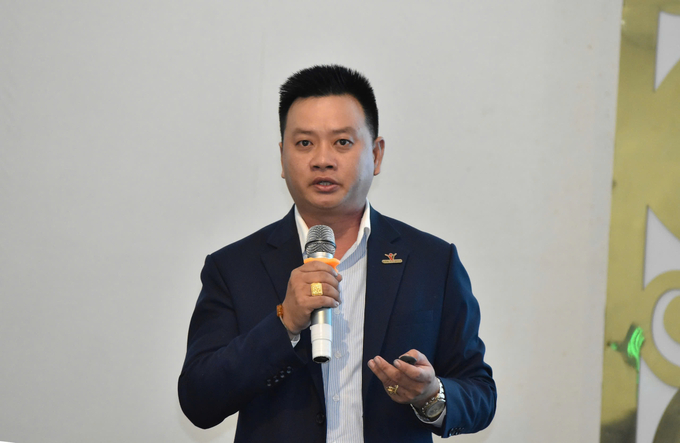 Th.s Nguyễn Phong Phú, Giám đốc Kỹ thuật Vina T&T Group chia sẻ tại diễn đàn. Ảnh: Minh Đãm. 