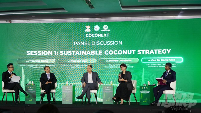 The international conference on the coconut industry (CocoNext 2024) with the theme 'Empowering Vietnamese Coconut Value Chain.' Photo: Nguyen Thuy.