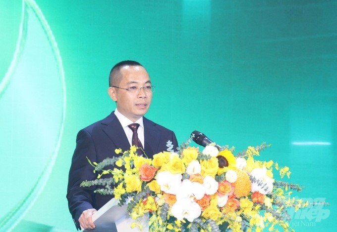 According to Mr. Hoang Nam Trung, General Director of Hanophavico, the company's product lines are improved with breakthrough technologies, helping to optimize livestock performance. Photo: Trung Quan.