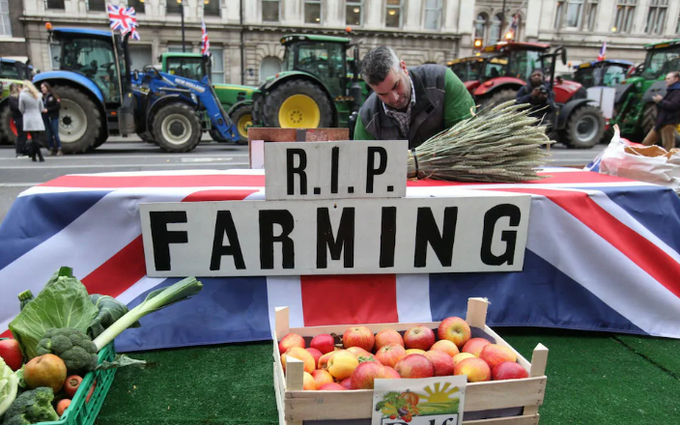 Farmers are already under pressure following the Chancellor’s inheritance tax raid Credit: Zuma Press/Alamy.