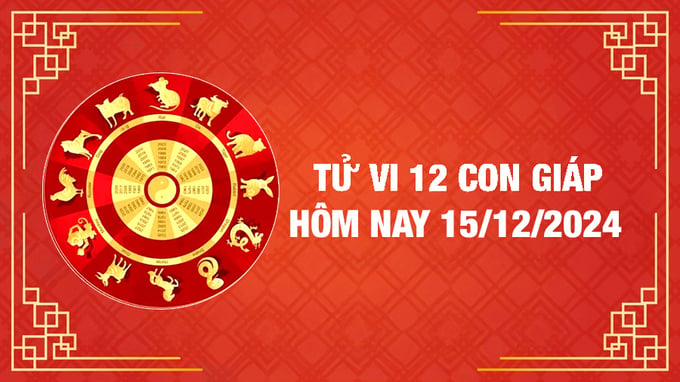 Tử vi 12 con giáp hôm nay Thứ 7 ngày 15/12/2024