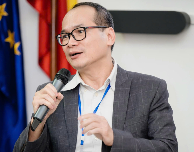 Mr. Pham Hong Luong, Deputy Director of the Forestry Department, stated that the implementation of forest carbon credit exchange and transfer currently brings many notable impacts. Photo: Ngoc Diep.