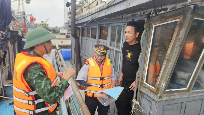 From January 1, 2025, authorities and local governments will closely monitor 'three-no' fishing vessels, requiring them to be anchored at designated areas and preventing them from leaving port. Photo: T. Duc.