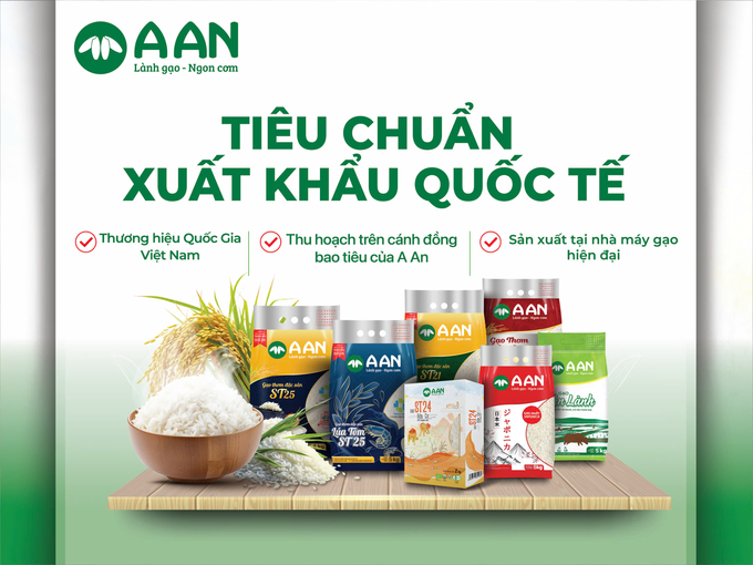 Gạo A AN đã 2 lần xuất khẩu thành công sang Nhật Bản và nhiều quốc gia khác.