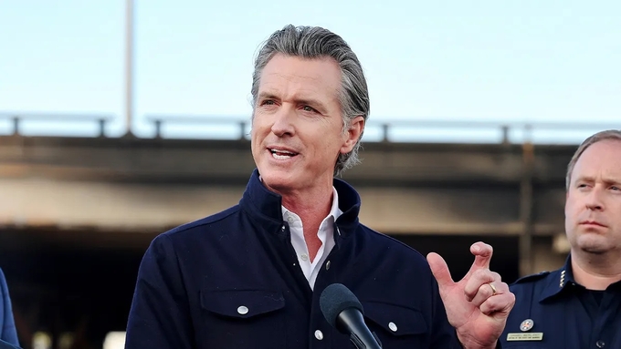 Thống đốc California Gavin Newsom. Ảnh: Fox News.