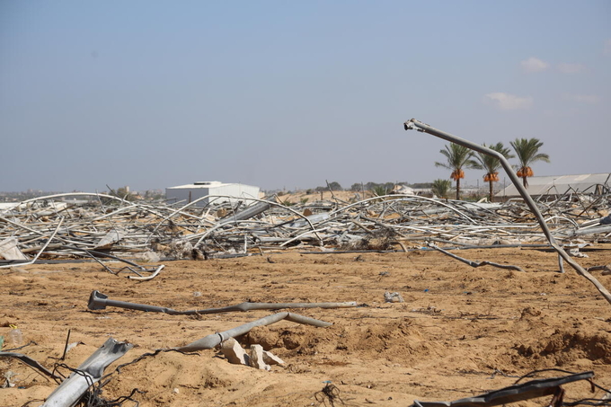 Gaza: Damaged farmland and agricultural infrastructure. Food security and nutrition indicators are projected to deteriorate further due to ongoing conflicts coupled with persistent droughts across many parts of the Arab region.