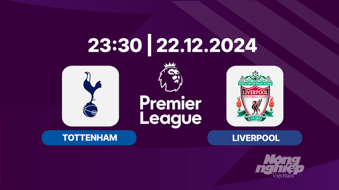 Nhận định, trực tiếp Tottenham vs Liverpool, Ngoại hạng Anh, 23h30 hôm nay 22/12/2024