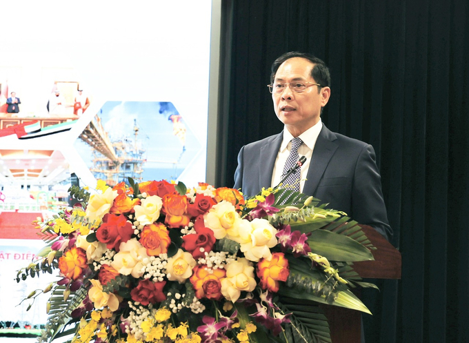 Deputy Prime Minister Bui Thanh Son: The industry and trade sector makes important and comprehensive contributions to the overall success of the country. Photo: VGP.