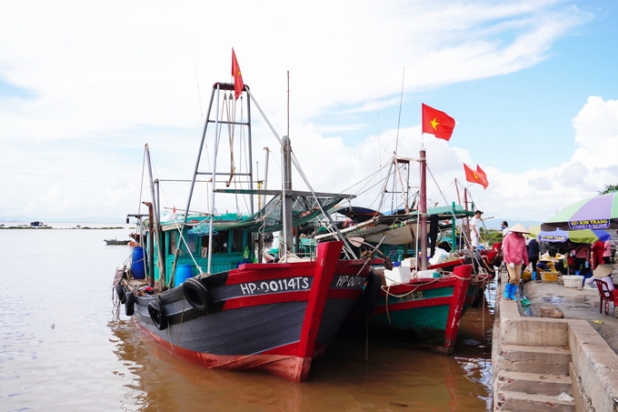 Hiện nay công tác bảo đảm an toàn cho người và tàu cá hoạt động thủy sản đang tiếp tục đối mặt với một số khó khăn. Ảnh: Hồng Thắm.