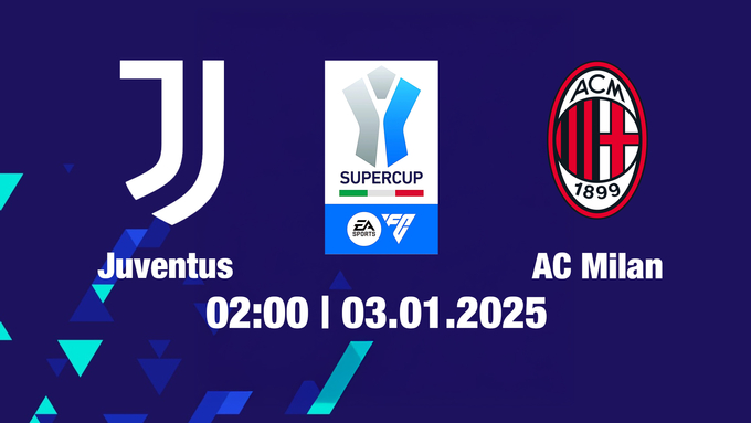 Nhận định bóng đá Juventus vs AC Milan, Siêu Cúp Italia, 02h00 ngày 4/1/2025