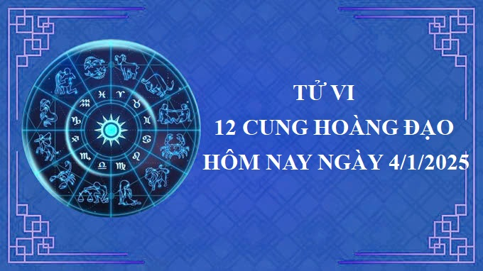 Tử vi 12 cung hoàng đạo hôm nay Thứ 7 ngày 4/1/2025